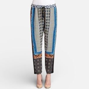 Clover Canyon Geometric Gemstone Multi Print Drawstring Pants